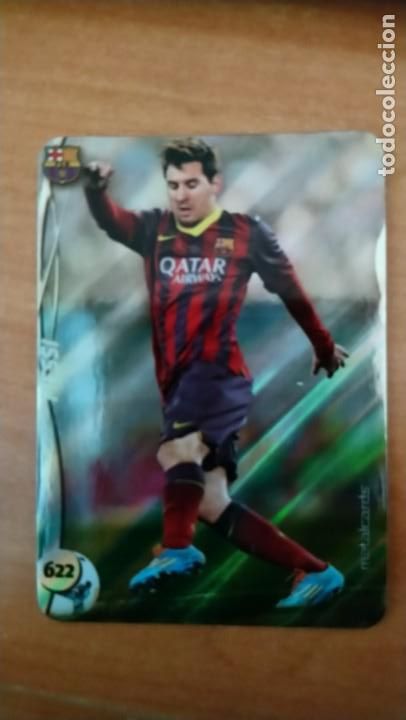 Cromos de f&uacute;tbol: messi, top liga 2015. - Foto 1