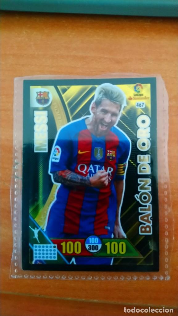 Cromos de f&uacute;tbol: messi balon oro 16 17 - Foto 1