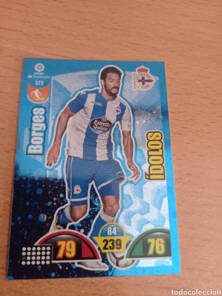 Figurine di Calcio: Panini Adrenalyn 2017 2018 17 18 372 Borges Deportivo de la Coru&ntilde;a &iacute;dolo