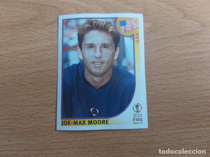 Football Stickers: CROMO FUTBOL MUNDIAL 2002 EDITORIAL PANINI 293.MOORE-USA-NUNCA PEGADO-TRASERA EN NEGRO