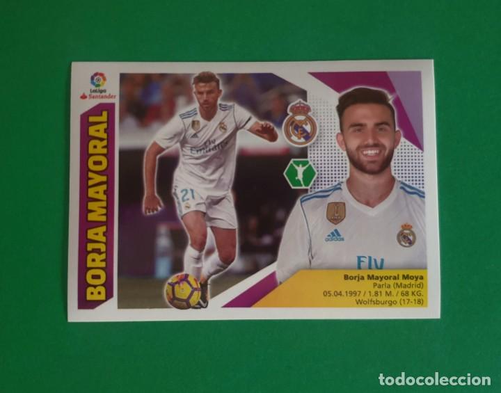 Cromos de F&uacute;tbol: 27 BORJA MAYORAL (FICHAJE MERCADO INVIERNO) - REAL MADRID - EDICIONES ESTE 2017-18 - 17/18 (NUEVO)