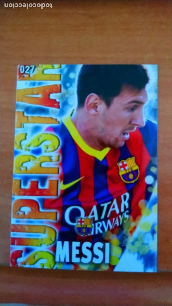Cromos de f&uacute;tbol: messi 2014, barcelona - Foto 1
