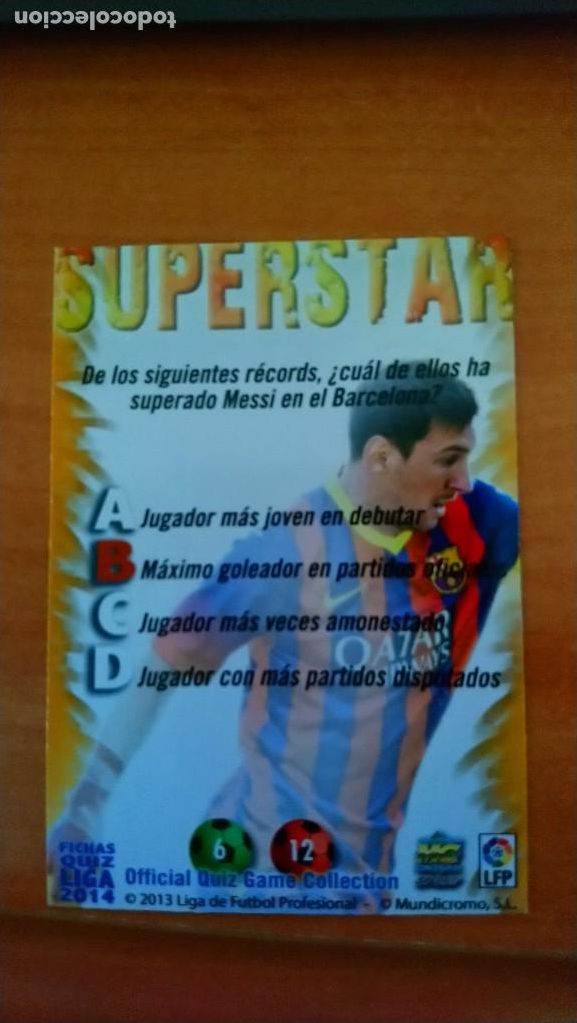 Cromos de f&uacute;tbol: messi 2014, barcelona - Foto 2