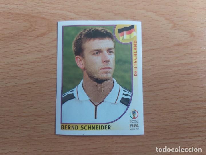 Figurine di Calcio: CROMO FUTBOL MUNDIAL 2002 EDITORIAL PANINI 324.SCHNEIDER-ALEMANIA-NUNCA PEGADO-TRASERA EN NEGRO