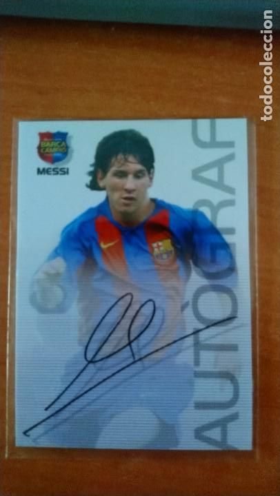 Cromos de f&uacute;tbol: messi, rookie 2004 05 - Foto 1