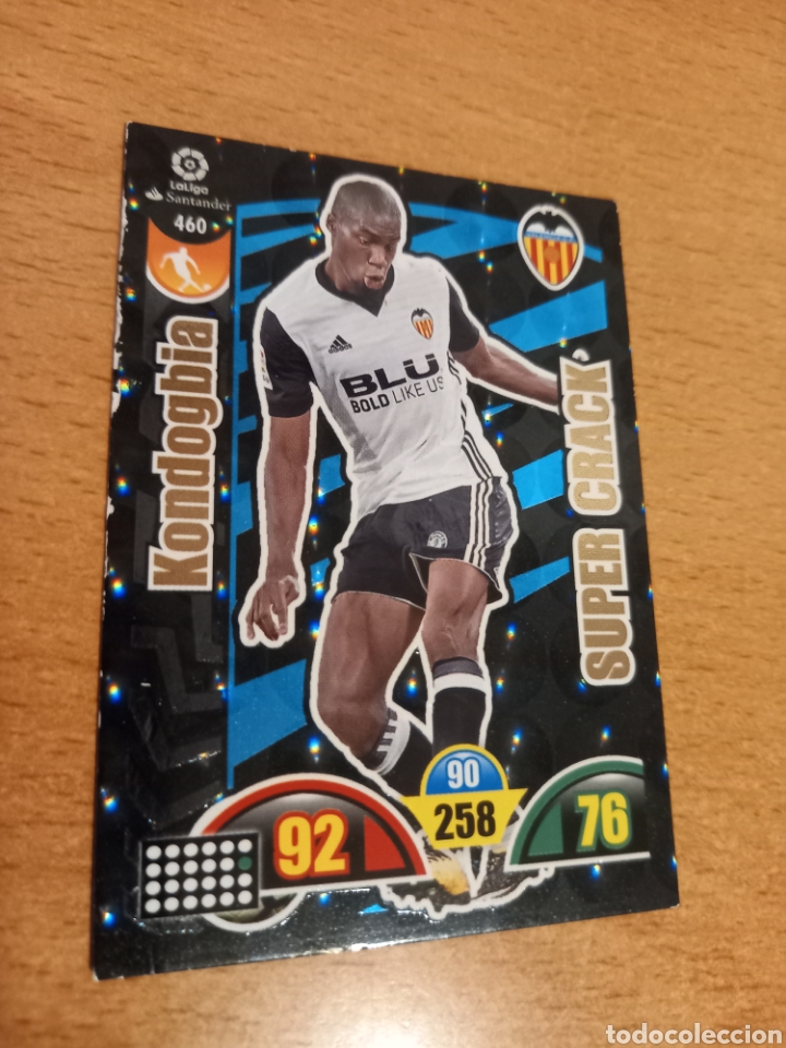 Fu&szlig;ball-Sticker: Panini Adrenalyn 2017 2018 17 18 460 Kondogbia Valencia supercrack