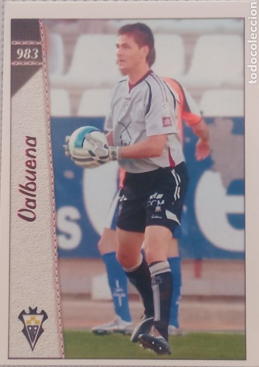 Cromos de f&uacute;tbol: Espa&ntilde;a cromos f&uacute;tbol VALBUENA #983 ALBACETE FICHA LIGA 2007 MUNDICROMO