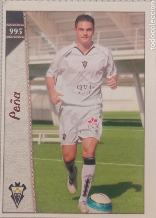 Figurine di Calcio: Espa&ntilde;a cromos f&uacute;tbol PE&Ntilde;A #995 ALBACETE FICHA LIGA 2007 MUNDICROMO