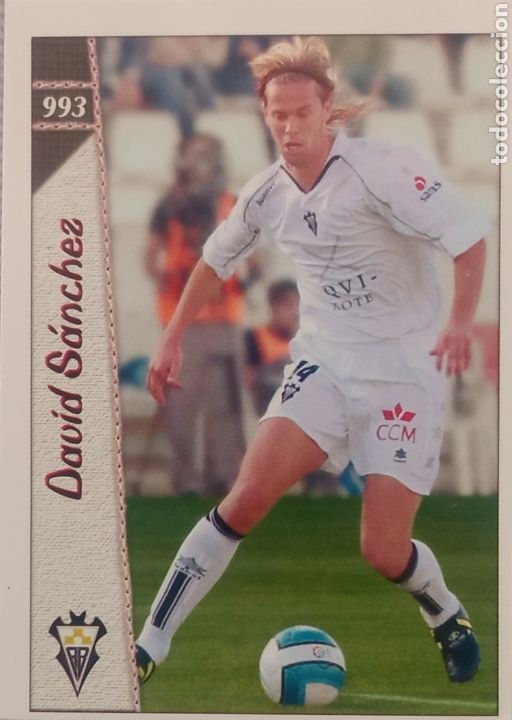 Cromos de F&uacute;tbol: Espa&ntilde;a cromos f&uacute;tbol DAVID S&Aacute;NCHEZ #993 ALBACETE FICHA LIGA 2007 MUNDICROMO