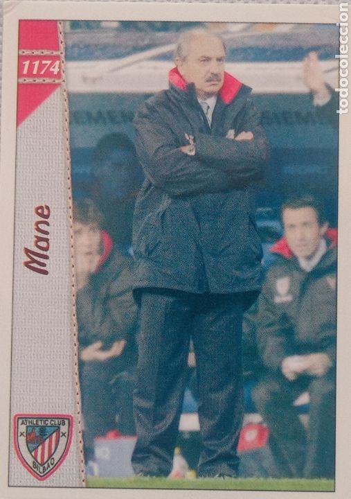 Fu&szlig;ball-Sticker: Espa&ntilde;a cromos f&uacute;tbol MAN&Eacute; #1174 BILBAO FICHA LIGA 2007 MUNDICROMO
