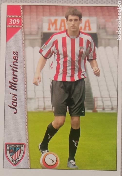 Cromos de F&uacute;tbol: Espa&ntilde;a cromos f&uacute;tbol JAVI MART&Iacute;NEZ #BILBAO FICHA LIGA 2007 MUNDICROMO