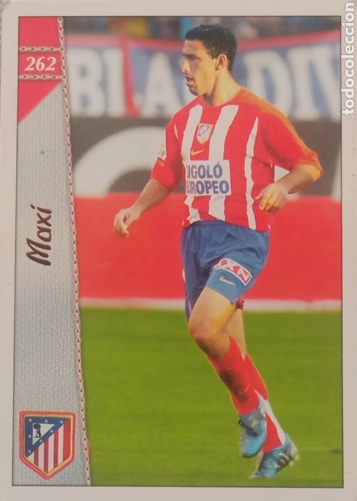 Figurine di Calcio: Espa&ntilde;a cromos f&uacute;tbol MAXI #262 AT. MADRID FICHA LIGA 2007 MUNDICROMO