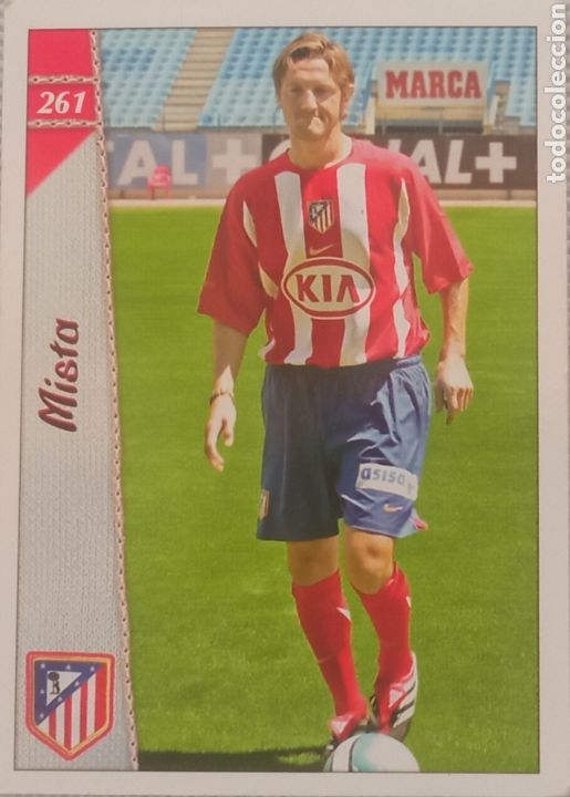 Fu&szlig;ball-Sticker: Espa&ntilde;a cromos f&uacute;tbol MISTA #261 AT. MADRID FICHA LIGA 2007 MUNDICROMO
