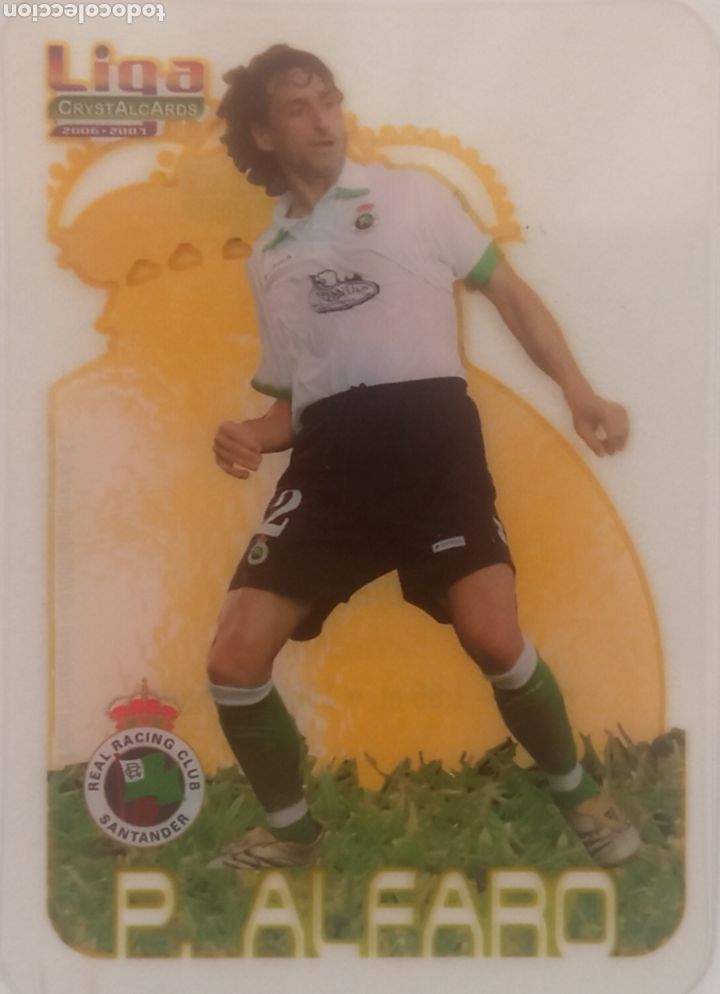 Cromos de Futebol: Espa&ntilde;a cromos f&uacute;tbol P. ALFARO n294 SANTANDER FICHA LIGA 2006/07 CRYSTALCARDS