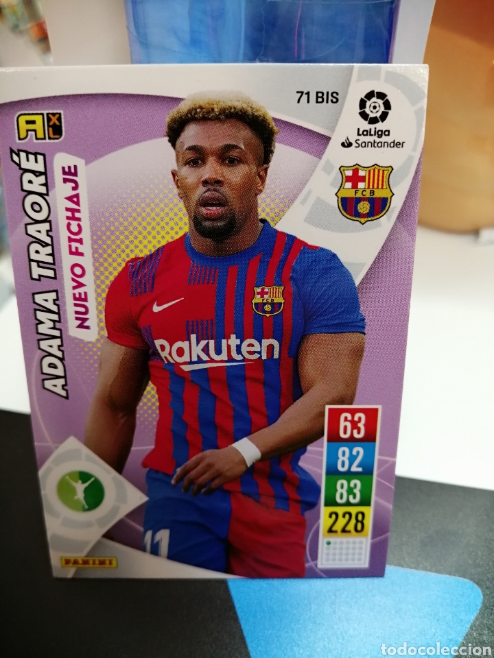 Cromos de f&uacute;tbol: 71 BIS ADAMA TRAORE NUEVO FICHAJE BARCELONA ADRENALYN XL 2021 2022 21 22