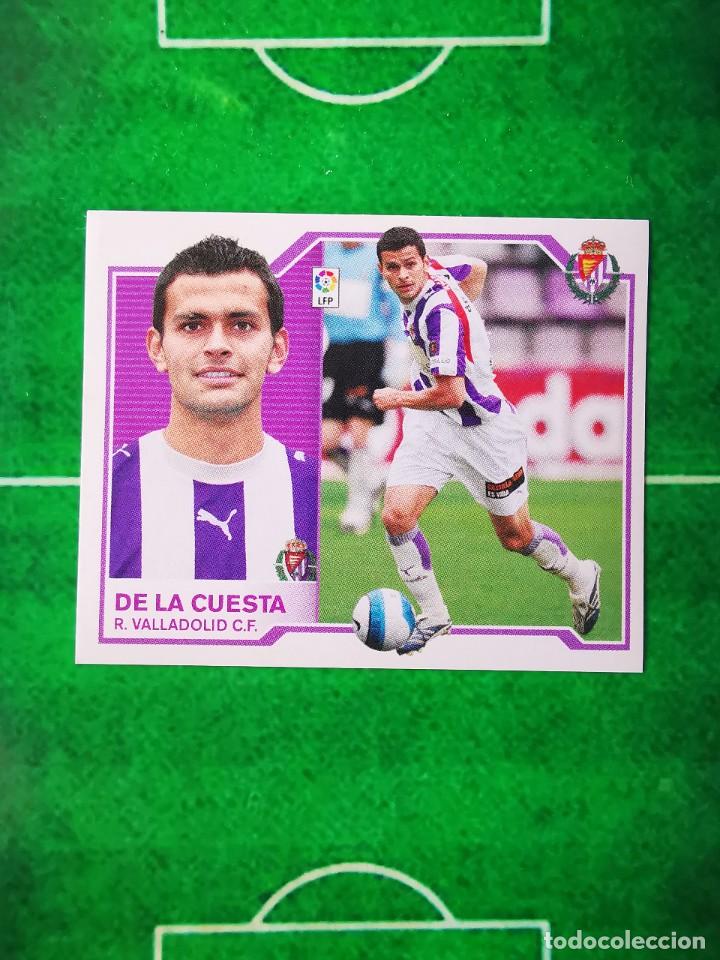 Fu&szlig;ball-Sticker: CROMO FUTBOL 07 08 SIN PEGAR LIGA ESTE 2007 2008 REAL VALLADOLID CF DE LA CUESTA ERROR TRASERA