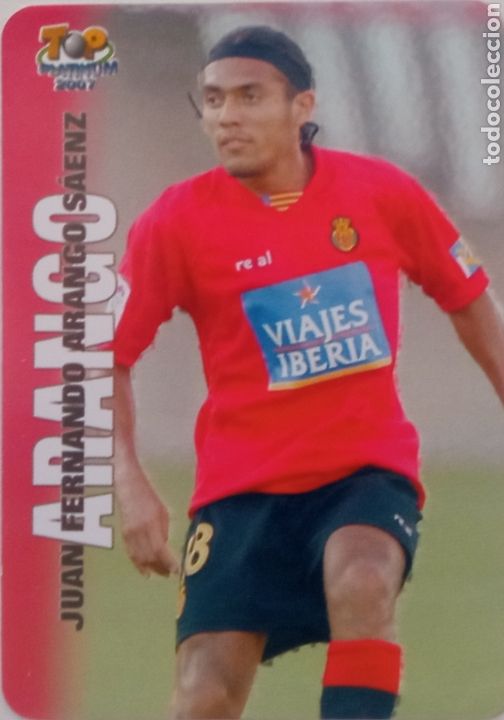 Fu&szlig;ball-Sticker: Espa&ntilde;a cromos f&uacute;tbol. ARANGO MALLORCA FICHA LIGA 2006/07 MUNDICROMO