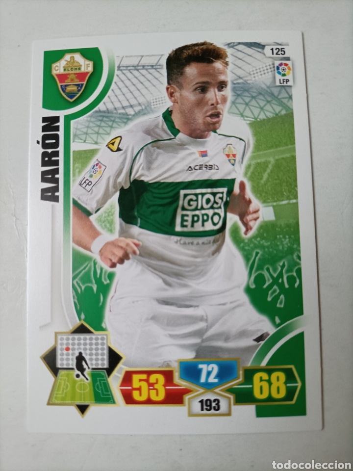 Cromos de f&uacute;tbol: Aar&oacute;n. Elche. Adrenalyn 2013/14 - Foto 1