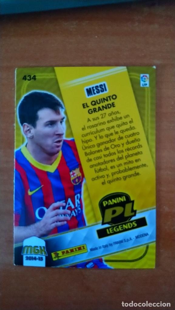 Cromos de f&uacute;tbol: messi megacracks legends 14 15 - Foto 2