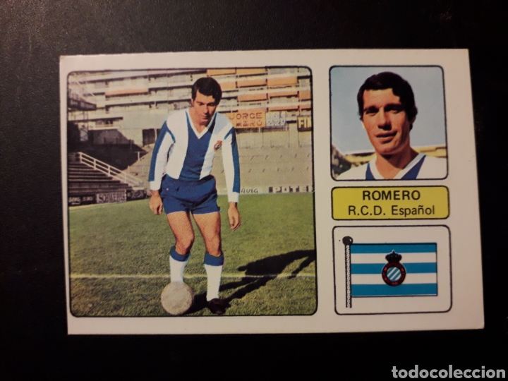 Cartes à collectionner de Football: ROMERO RCD ESPAÑOL FHER 1973-1974. 73-74 SIN PEGAR PEDIDO MÍNIMO 3€. FOTOS.