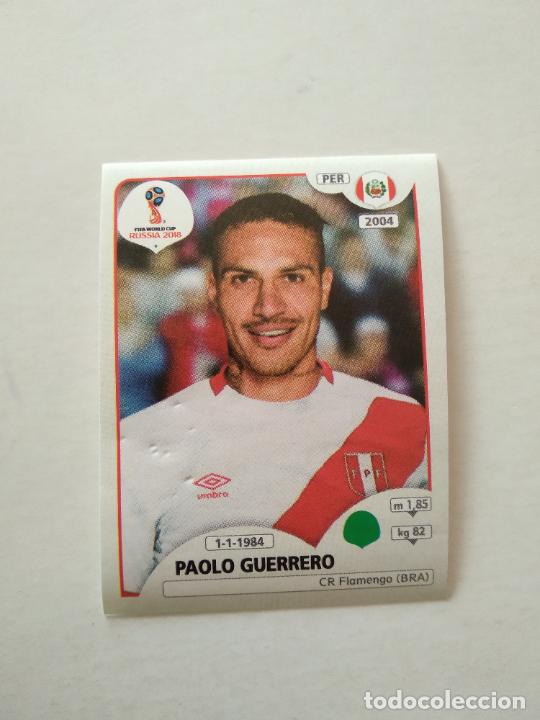 Fu&szlig;ball-Sticker: 236 PAOLO GUERRERO PERU CROMO STICKER MUNDIAL WORLD CUP 2018 VERSI&Oacute;N EDITADA EN PER&Uacute;