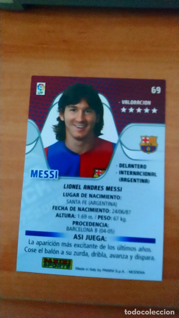 Cromos de f&uacute;tbol: messi megacracks 07 08 - Foto 2