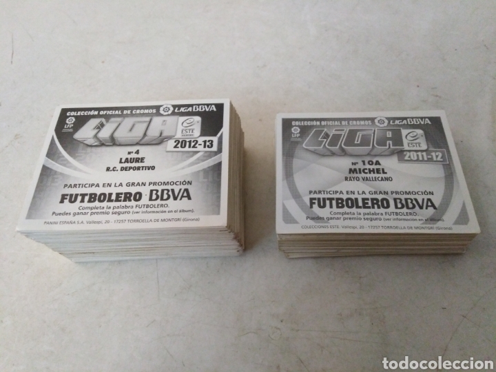Cromos de F&uacute;tbol: Lote de 235 cromos de f&uacute;tbol liga 2011-2012 y 2012-2013