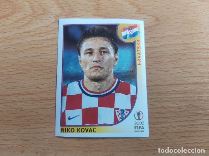 Figurine di Calcio: CROMO FUTBOL MUNDIAL 2002 EDITORIAL PANINI 484. NIKO KOVAC-CROACIA-NUNCA PEGADO-TRASERA EN NEGRO