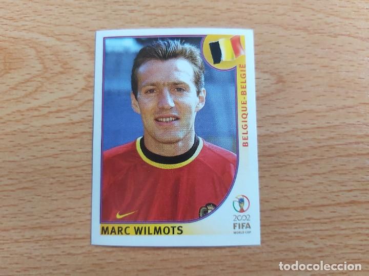 Cromos de Futebol: CROMO FUTBOL MUNDIAL 2002 EDITORIAL PANINI 562.WILMOTS-BELGICA-NUNCA PEGADO-TRASERA EN NEGRO