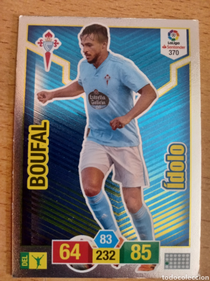 Fu&szlig;ball-Sticker: Panini Adrenalyn 2018 2019 18 19 370 Boufal Celta de Vigo &iacute;dolo