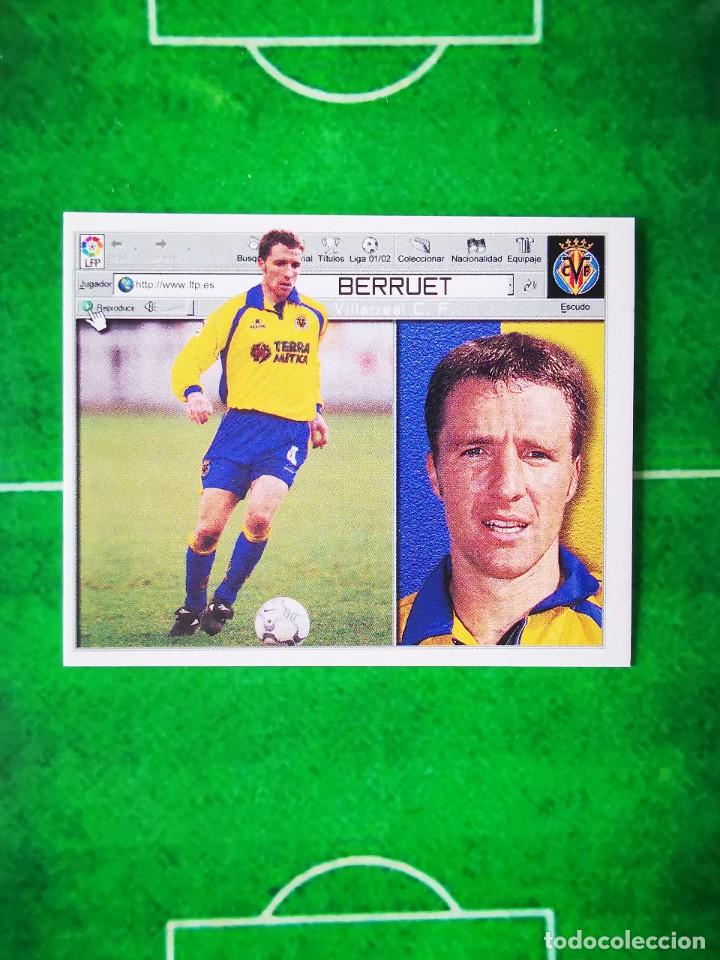 Fu&szlig;ball-Sticker: CROMO FUTBOL 01 02 SIN PEGAR LIGA ESTE 2001 2002 VILLARREAL CF BERRUET