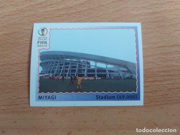 Cromos de Futebol: CROMO FUTBOL MUNDIAL 2002 EDITORIAL PANINI 18.SEDE MIYAGI-NUNCA PEGADO-TRASERA EN AZUL