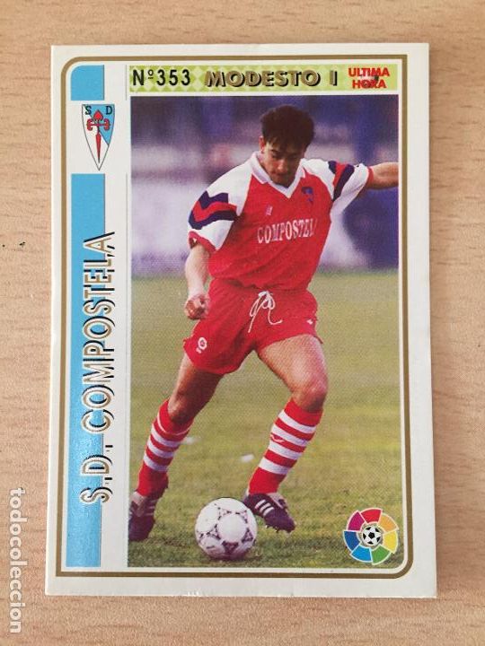 Fu&szlig;ball-Sticker: 1994-1995 - 353 MODESTO I - SD COMPOSTELA - MUNDICROMO