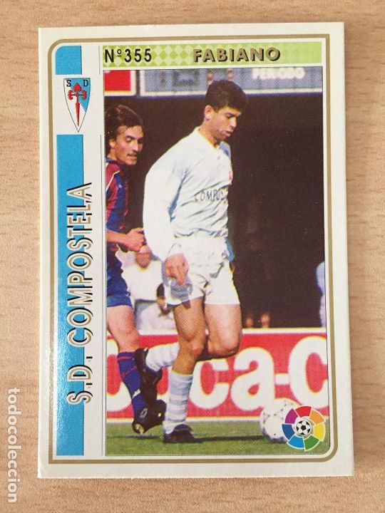 Figurine di Calcio: 1994-1995 - 355 FABIANO - SD COMPOSTELA - MUNDICROMO