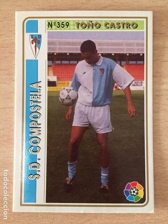 Figurine di Calcio: 1994-1995 - 359 TO&Ntilde;O CASTRO - SD COMPOSTELA - MUNDICROMO