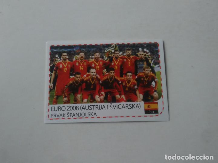 Cromos de f&uacute;tbol: 25 EQUIPO PLANTILLA ESPA&Ntilde;A CAMPEON 2008 CROMO STICKER FUTBOL EURO 2016 EUROCOPA RAFO