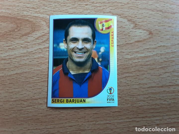 Cromos de F&uacute;tbol: CROMO FUTBOL MUNDIAL 2002 EDITORIAL PANINI 103.SERGI/BARCELONA-ESPA&Ntilde;A-NUNCA PEGADO-TRASERA EN AZUL