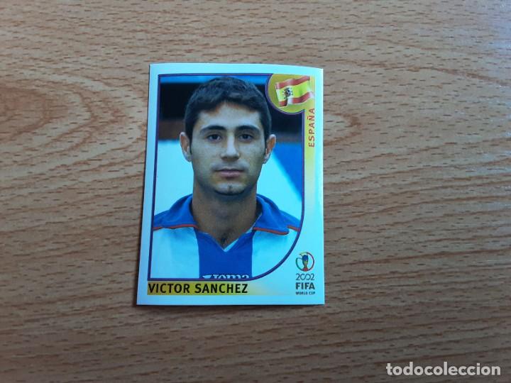 Figurine di Calcio: CROMO FUTBOL MUNDIAL 2002 EDITORIAL PANINI 108.VICTOR/DEPORTIVO-ESPA&Ntilde;A-NUNCA PEGADO-TRASERA EN AZUL