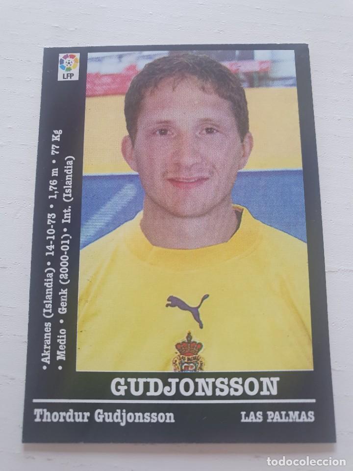 Cromos de Futebol: GUDJONSSON LAS PALMAS 2000 2001 CROMO FUTBOL LIGA 00 01 SIN PEGAR ULTIMO FICHAJE PANINI
