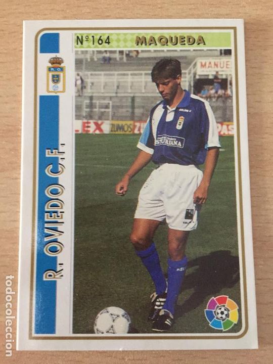 Fu&szlig;ball-Sticker: 1994-1995 - 164 MAQUEDA - REAL OVIEDO - MUNDICROMO