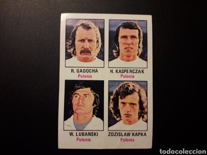 Fu&szlig;ball-Sticker: POLONIA, GADOCHA, KASPERCZAK... MUNICH 74 1974 1975 N&deg; 54 SIN PEGAR VER FOTOS. PEDIDO M&Iacute;NIMO 3&euro;.