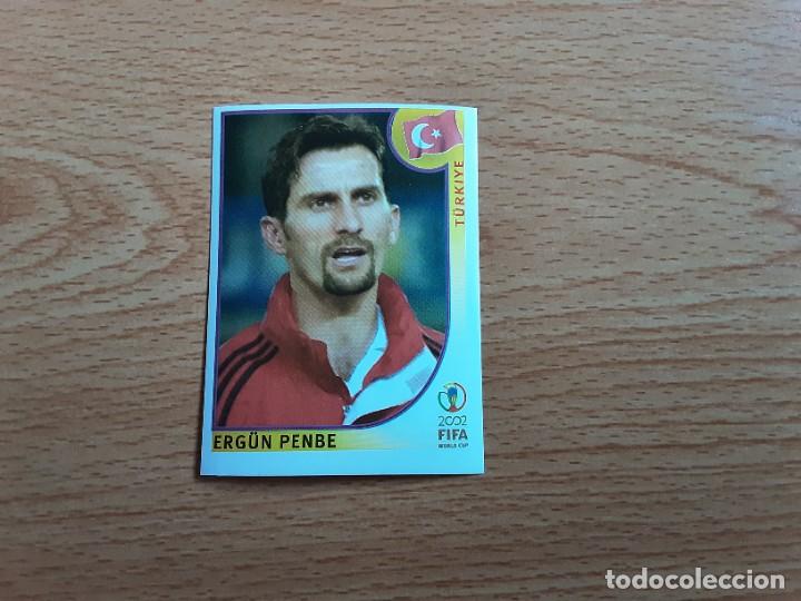 Figurine di Calcio: CROMO FUTBOL MUNDIAL 2002 EDITORIAL PANINI 200.PENBE-TURQUIA-NUNCA PEGADO-TRASERA EN AZUL