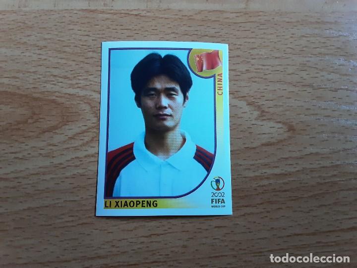Figurine di Calcio: CROMO FUTBOL MUNDIAL 2002 EDITORIAL PANINI 216.XIAOPENG-CHINA-NUNCA PEGADO-TRASERA EN AZUL