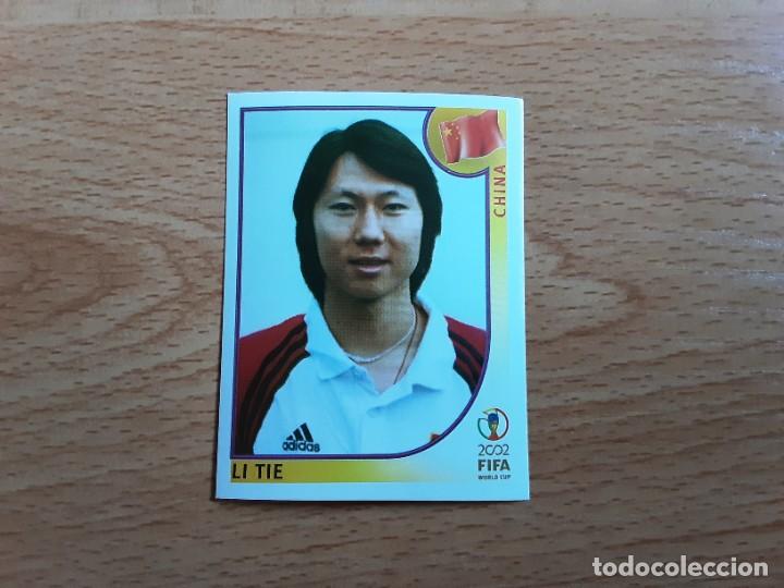 Figurine di Calcio: CROMO FUTBOL MUNDIAL 2002 EDITORIAL PANINI 217.LI TIE-CHINA-NUNCA PEGADO-TRASERA EN AZUL