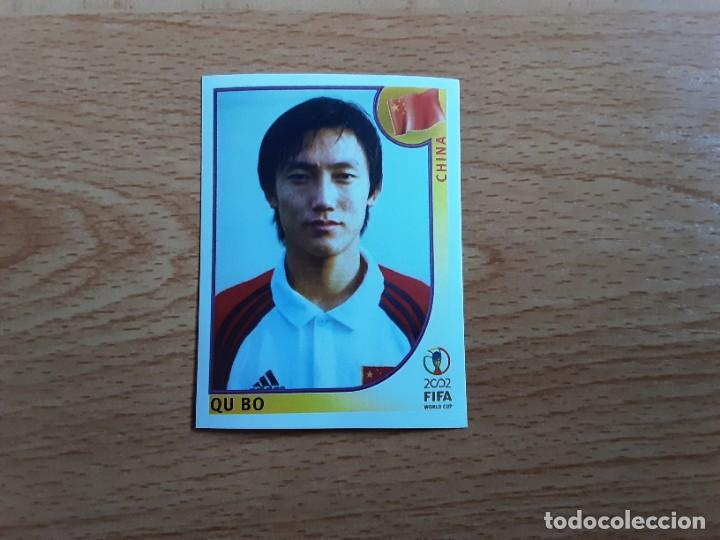 Figurine di Calcio: CROMO FUTBOL MUNDIAL 2002 EDITORIAL PANINI 219.QU BO-CHINA-NUNCA PEGADO-TRASERA EN AZUL