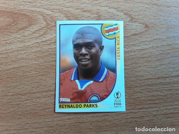 Cromos de F&uacute;tbol: CROMO FUTBOL MUNDIAL 2002 EDITORIAL PANINI 227.PARKS-COSTA RICA-NUNCA PEGADO-TRASERA EN AZUL