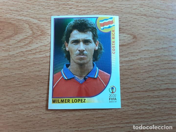 Figurine di Calcio: CROMO FUTBOL MUNDIAL 2002 EDITORIAL PANINI 233.LOPEZ-COSTA RICA-NUNCA PEGADO-TRASERA EN AZUL