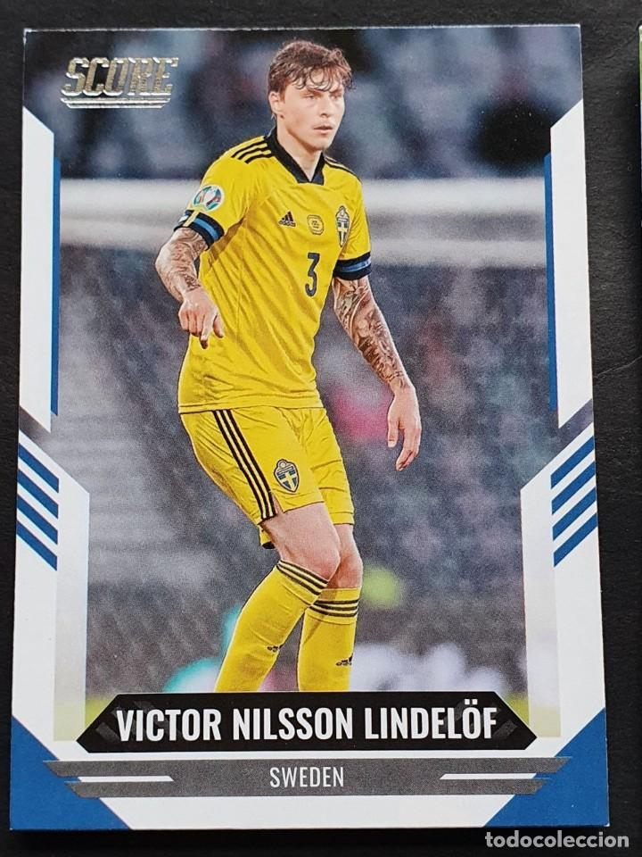 Fu&szlig;ball-Sticker: #3 Victor Nilsson Lindelof SWE - Panini SCORE FIFA 2021-22 Trading Card Futbol-Soccer