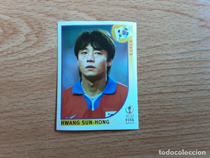 Cromos de f&uacute;tbol: CROMO FUTBOL MUNDIAL 2002 EDITORIAL PANINI 257.SUN-HONG/COREA-NUNCA PEGADO-TRASERA EN AZUL