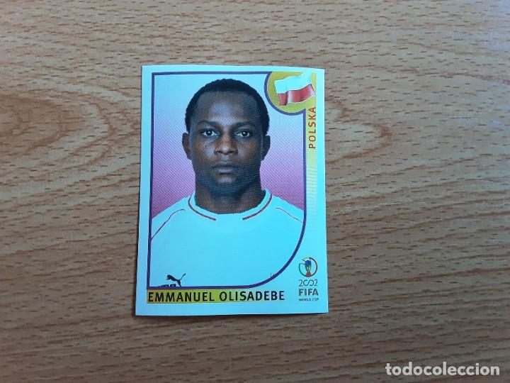 Football Stickers: CROMO FUTBOL MUNDIAL 2002 EDITORIAL PANINI 273.OLISADEBE-POLONIA-NUNCA PEGADO-TRASERA EN AZUL
